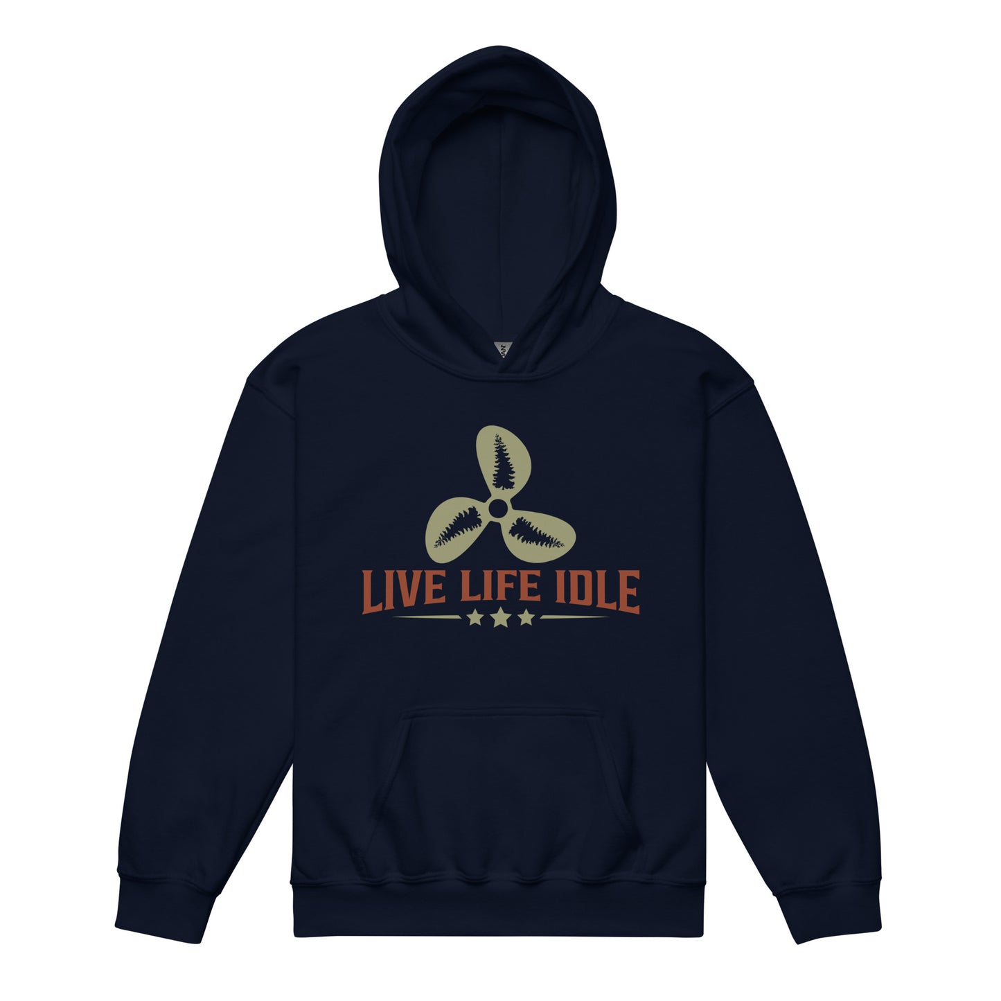 Live Life Idle Youth Heavy Blend Hoodie