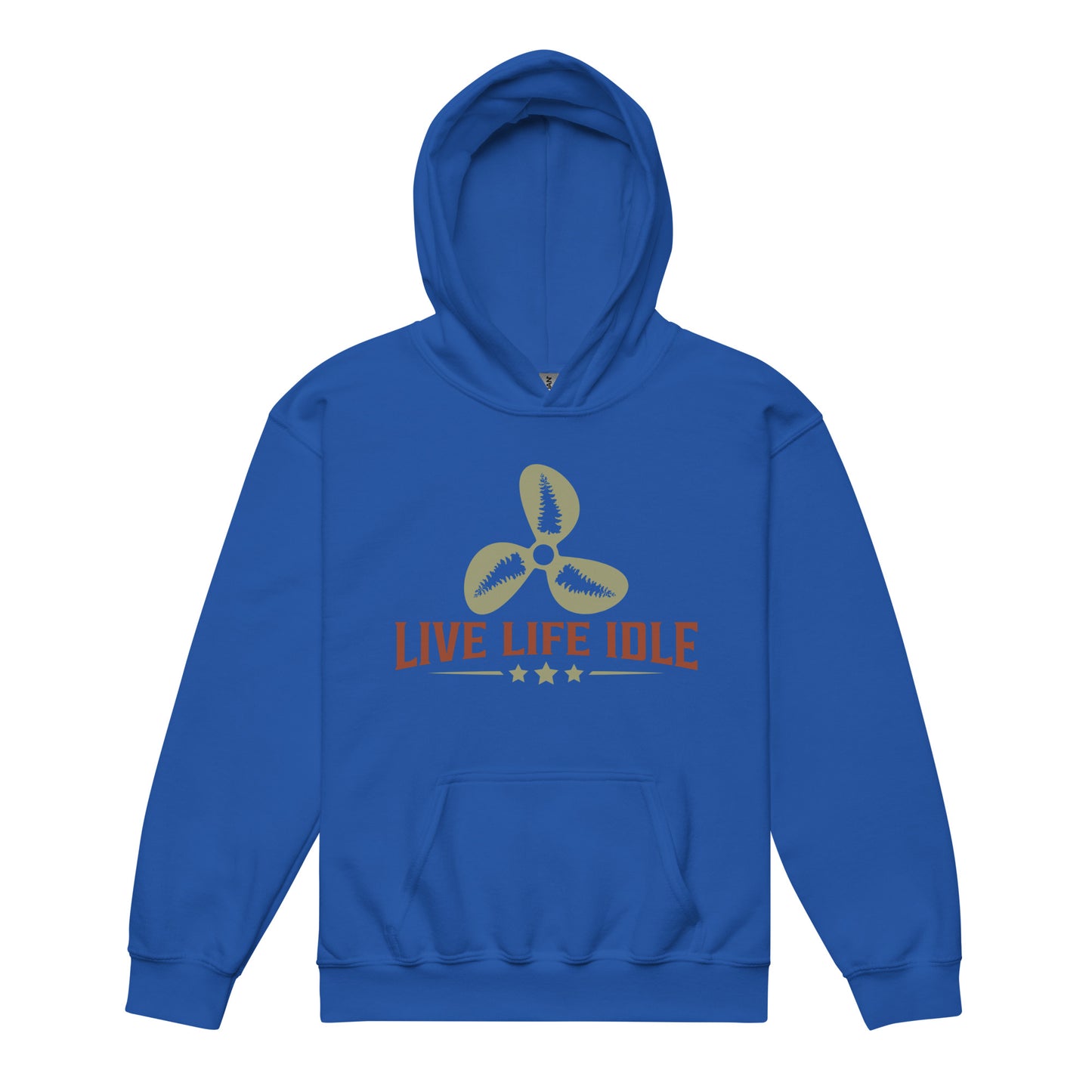 Live Life Idle Youth Heavy Blend Hoodie