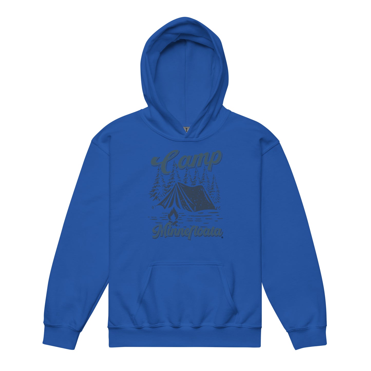 Camp Minnefloata Campsite Youth Heavy Blend Hoodie