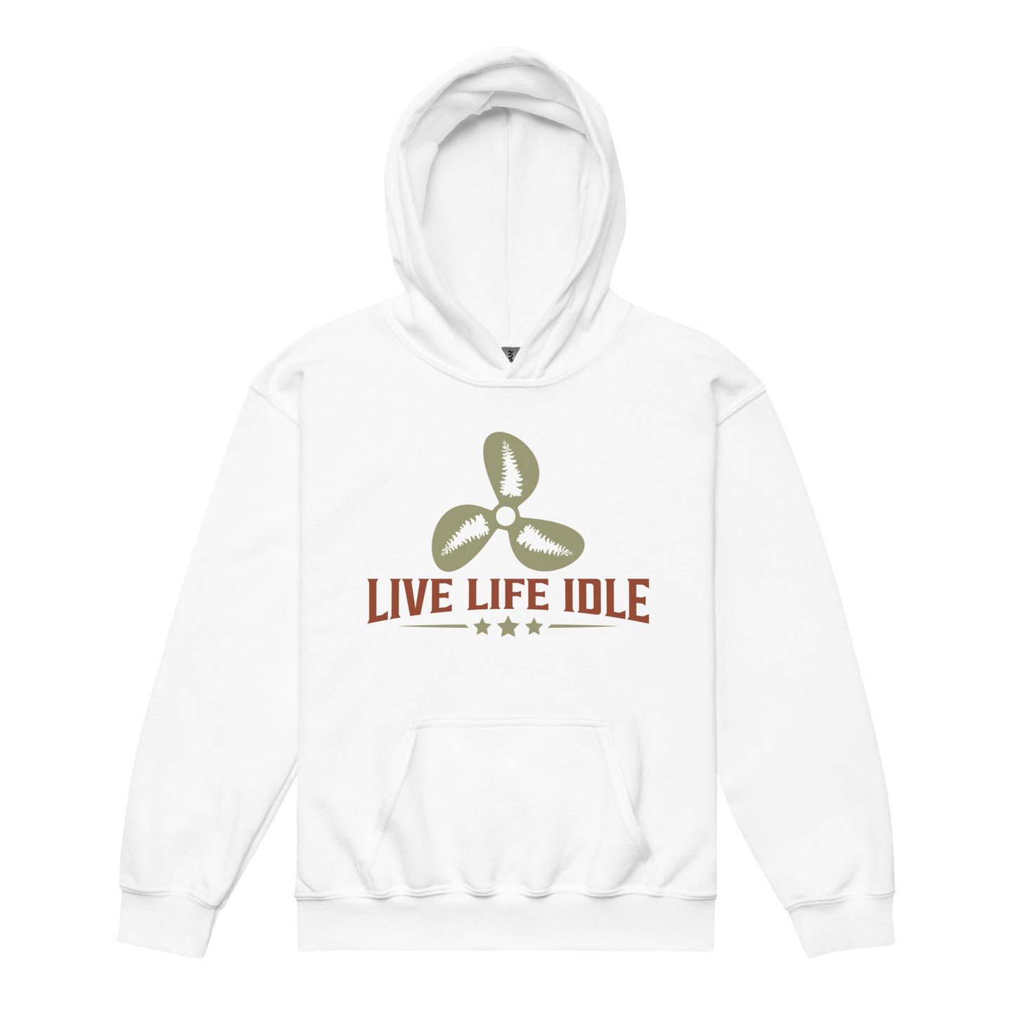 Live Life Idle Youth Heavy Blend Hoodie