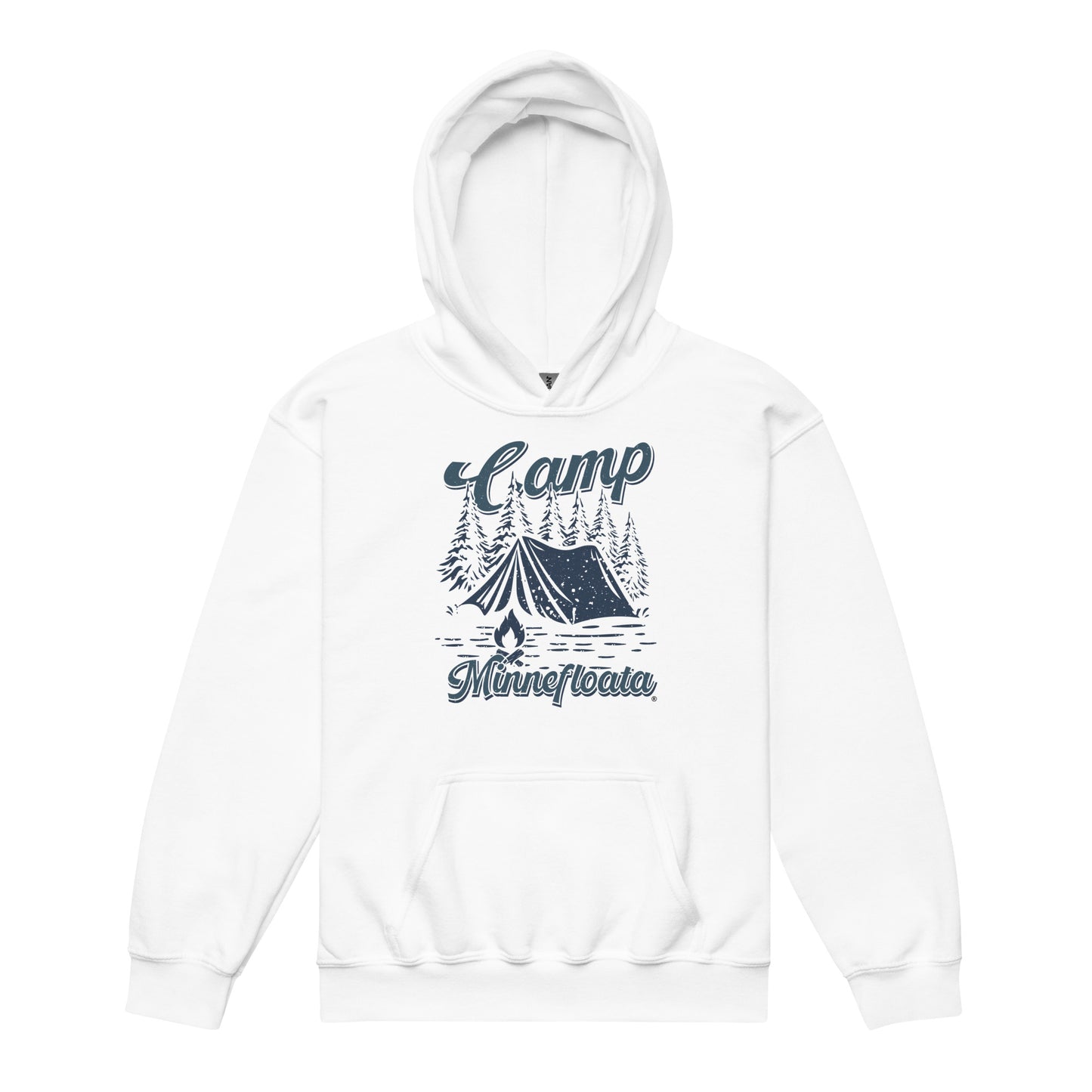 Camp Minnefloata Campsite Youth Heavy Blend Hoodie