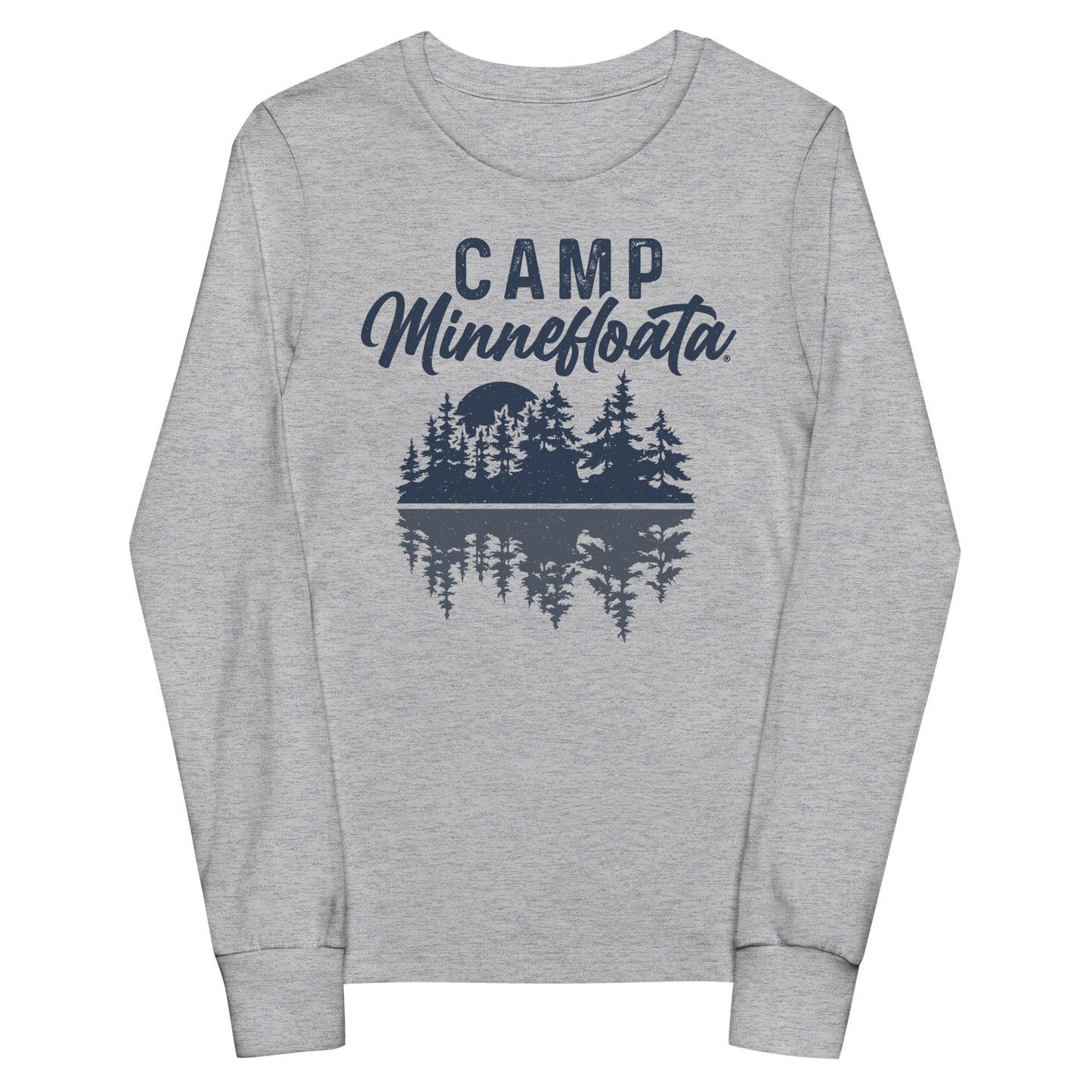 Camp Minnefloata Reflection Youth Long Sleeve Tee