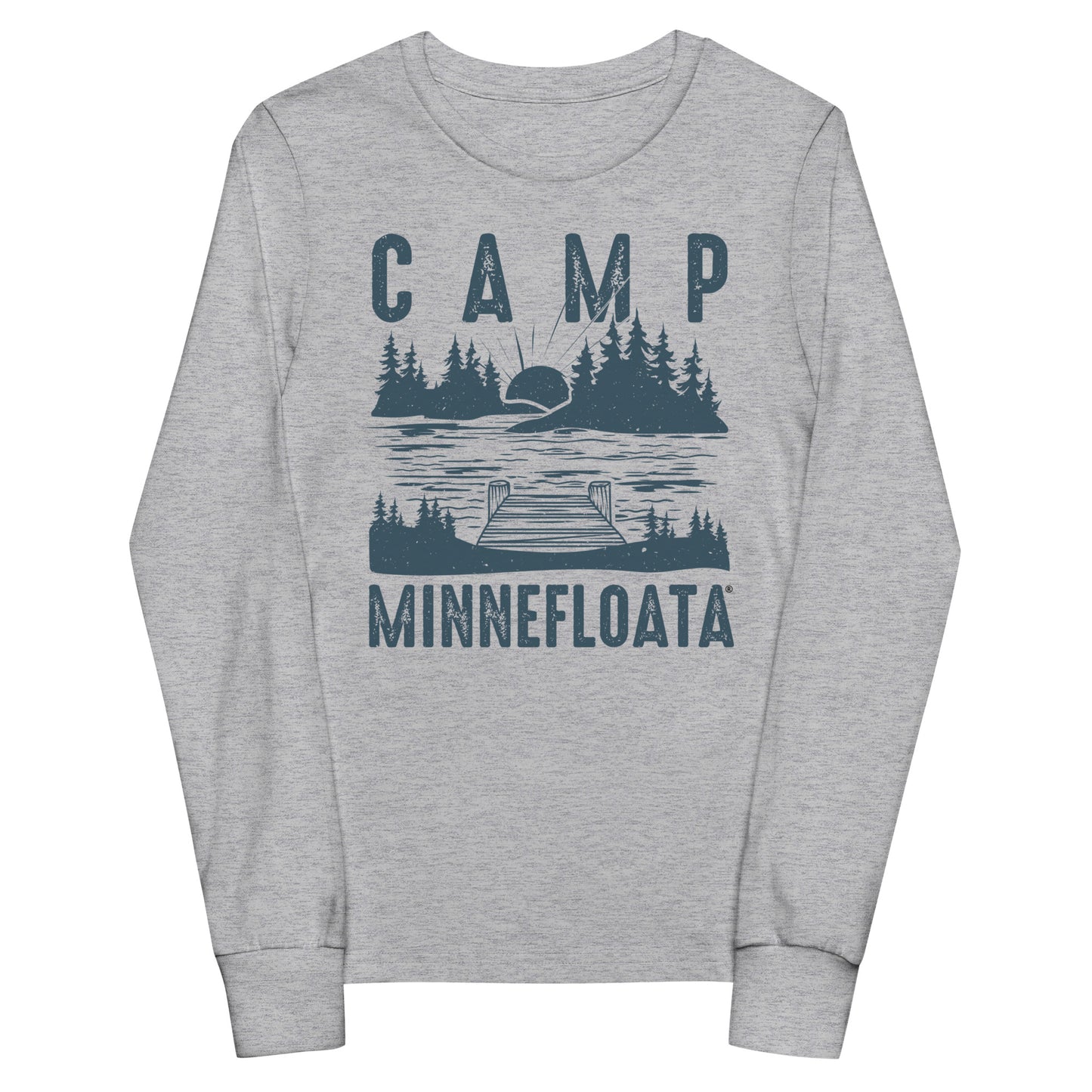 Camp Minnefloata Dock Youth Long Sleeve Tee