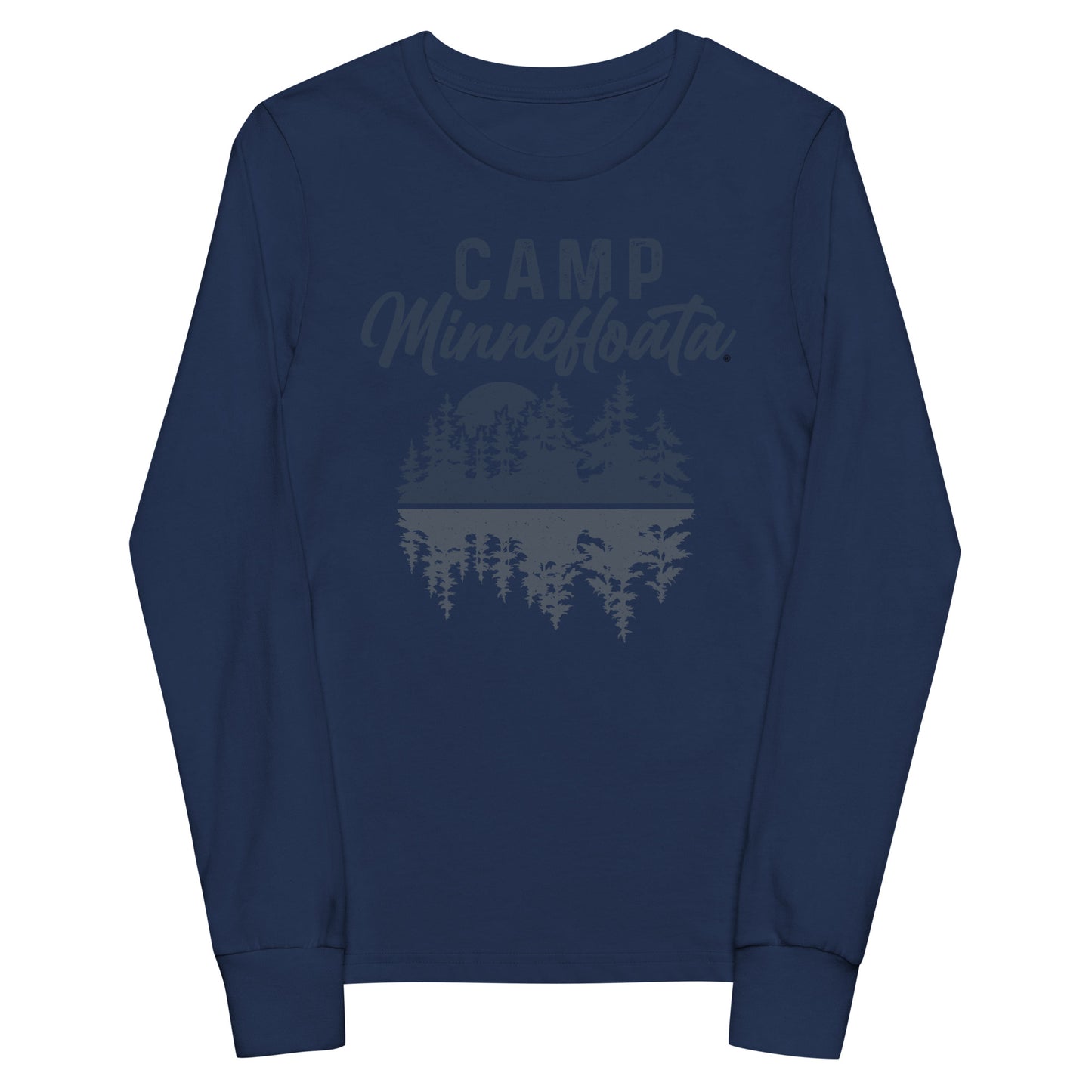 Camp Minnefloata Reflection Youth Long Sleeve Tee