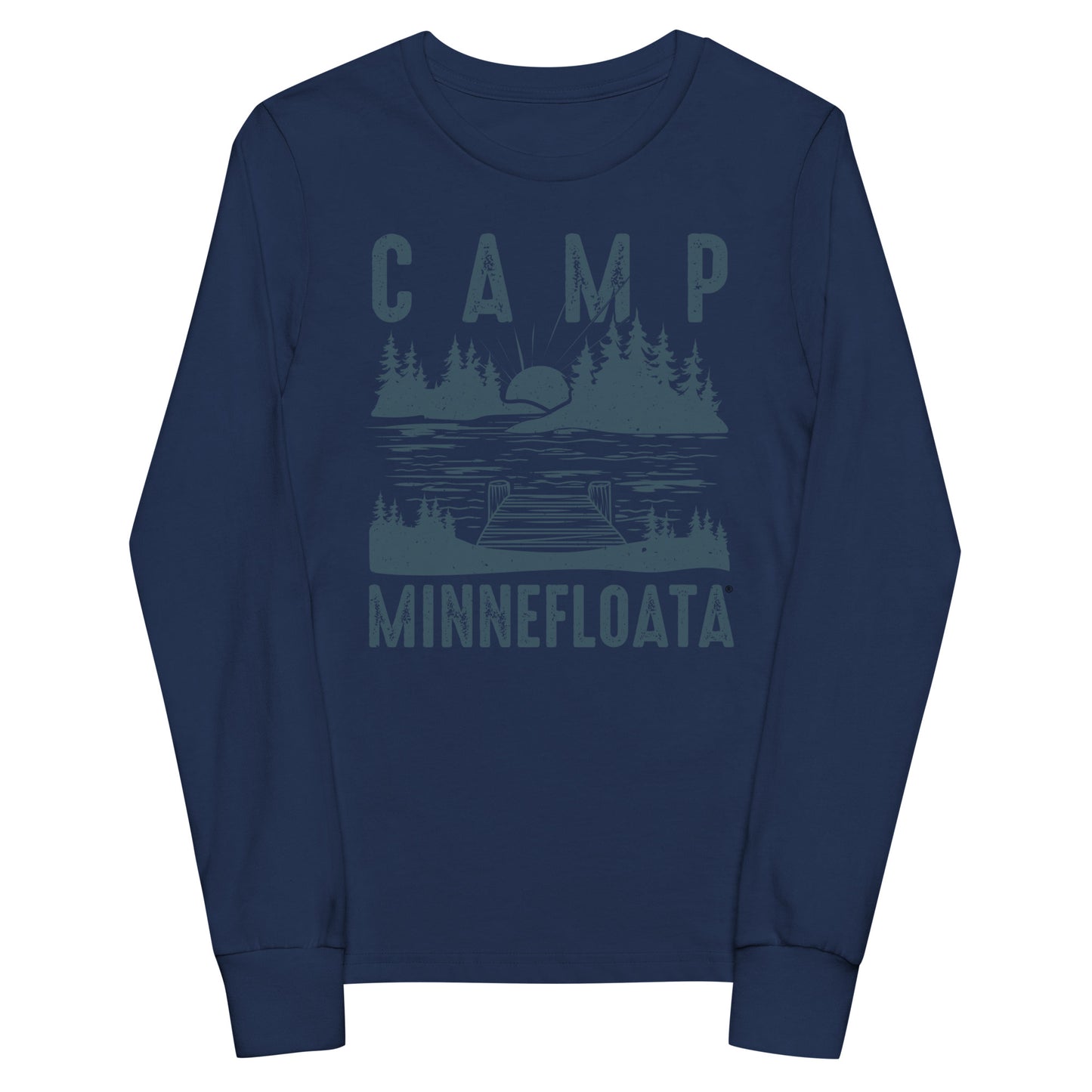 Camp Minnefloata Dock Youth Long Sleeve Tee