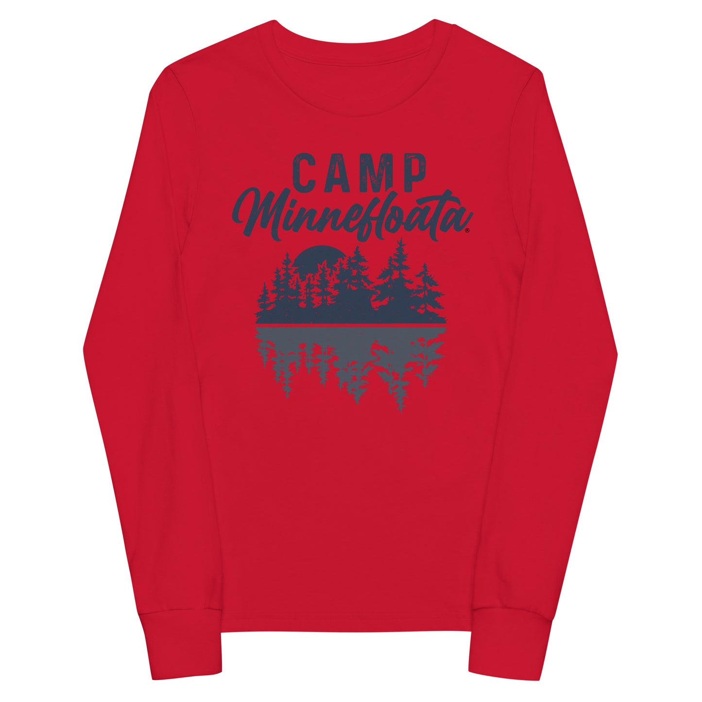 Camp Minnefloata Reflection Youth Long Sleeve Tee