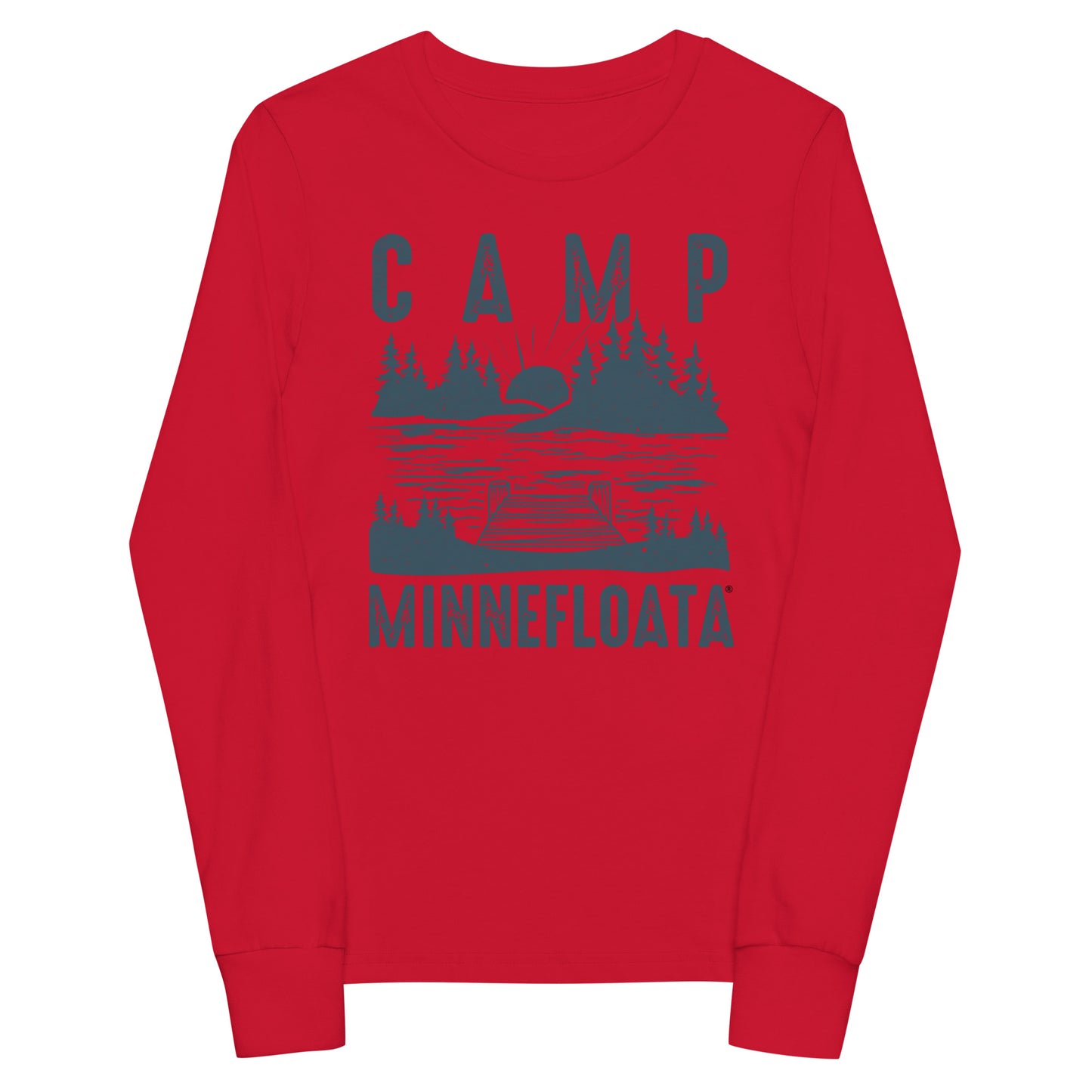 Camp Minnefloata Dock Youth Long Sleeve Tee