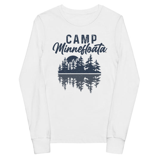 Camp Minnefloata Reflection Youth Long Sleeve Tee