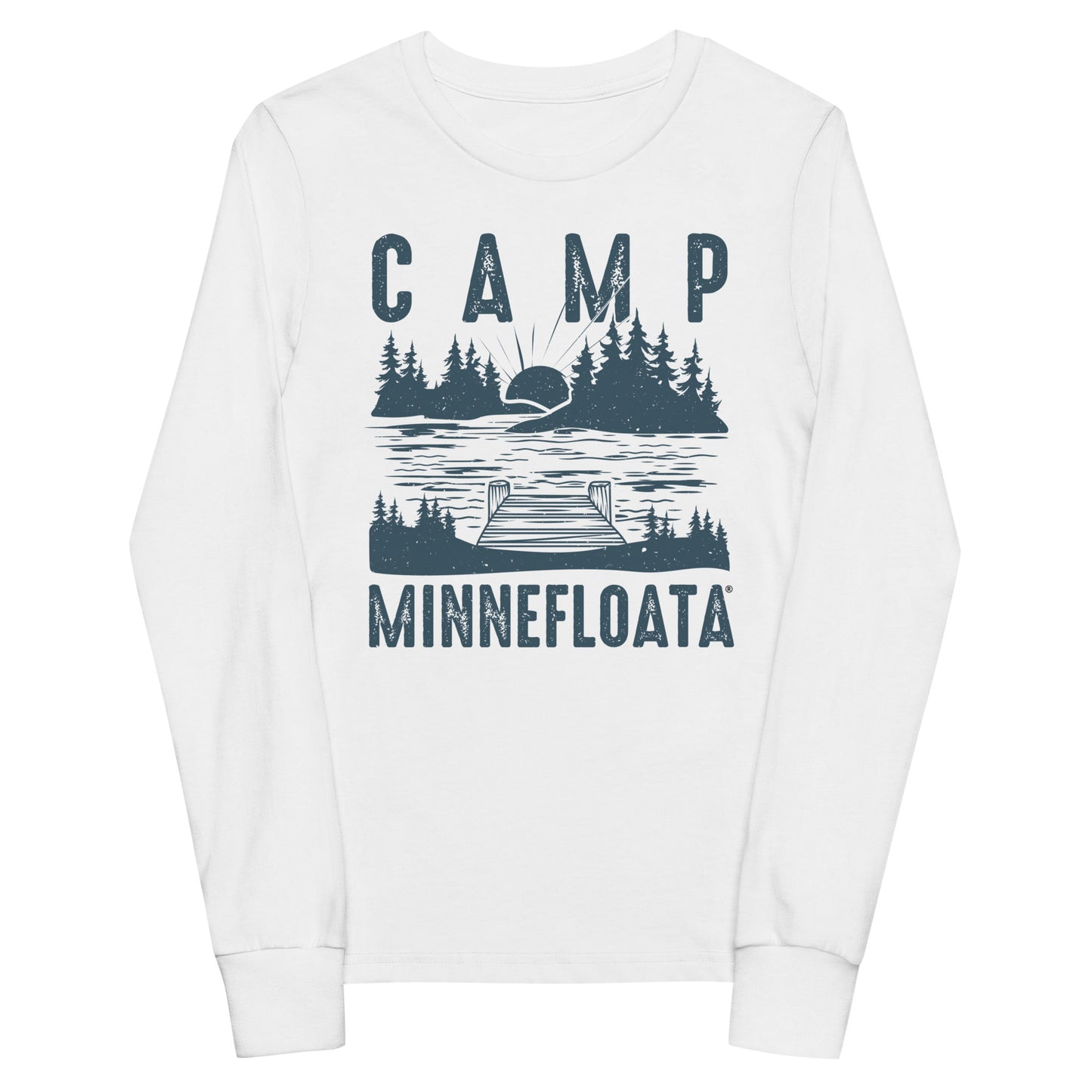 Camp Minnefloata Dock Youth Long Sleeve Tee