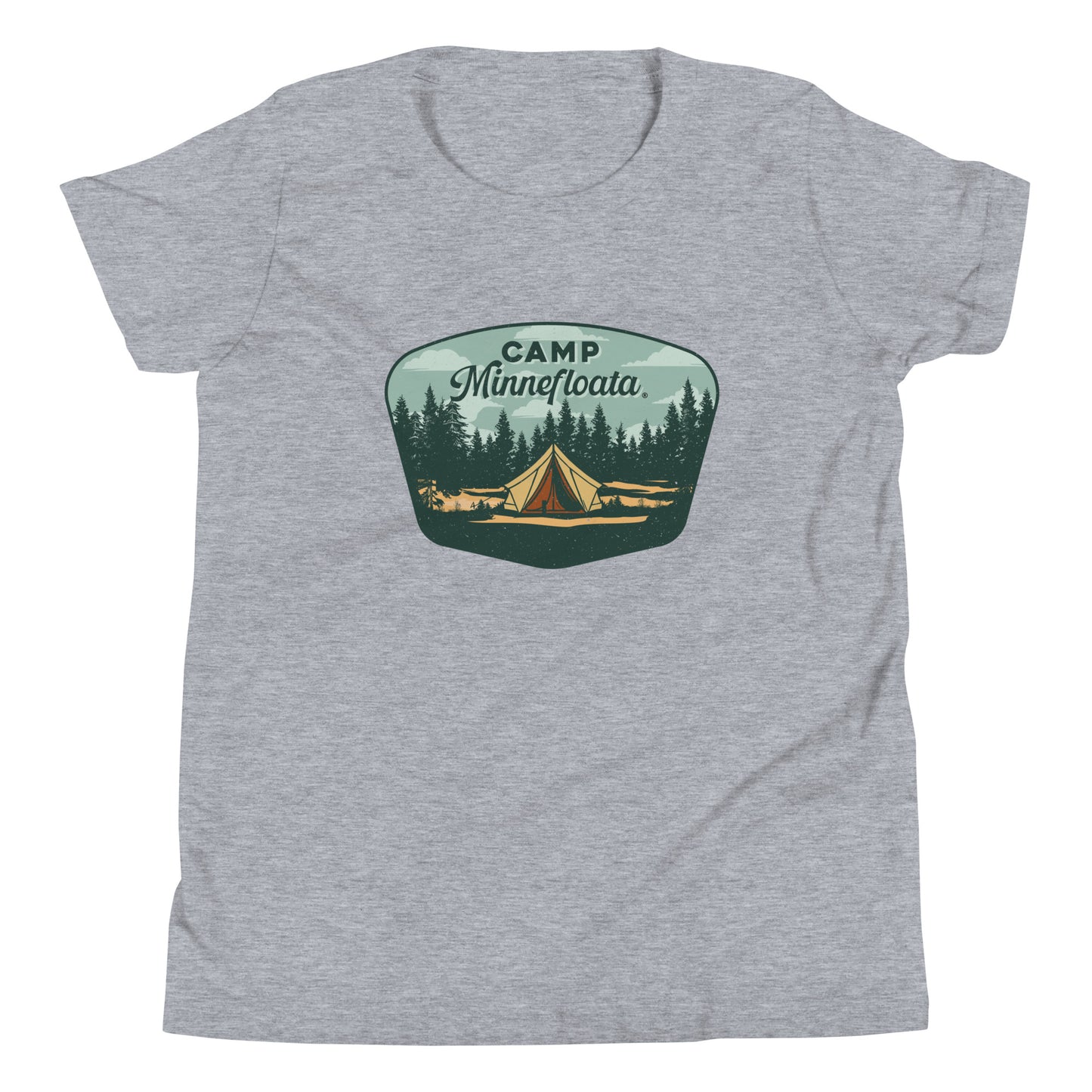 Camp Minnefloata Tent Youth Short Sleeve T-Shirt