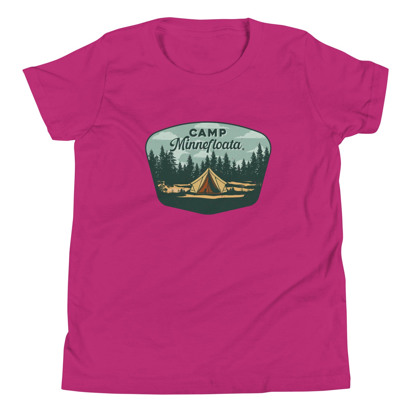 Camp Minnefloata Tent Youth Short Sleeve T-Shirt