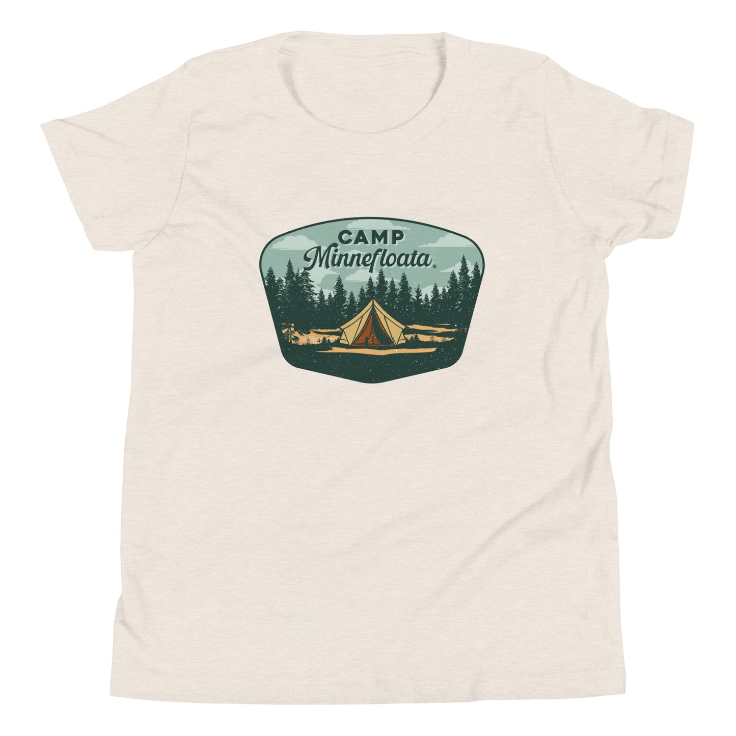 Camp Minnefloata Tent Youth Short Sleeve T-Shirt