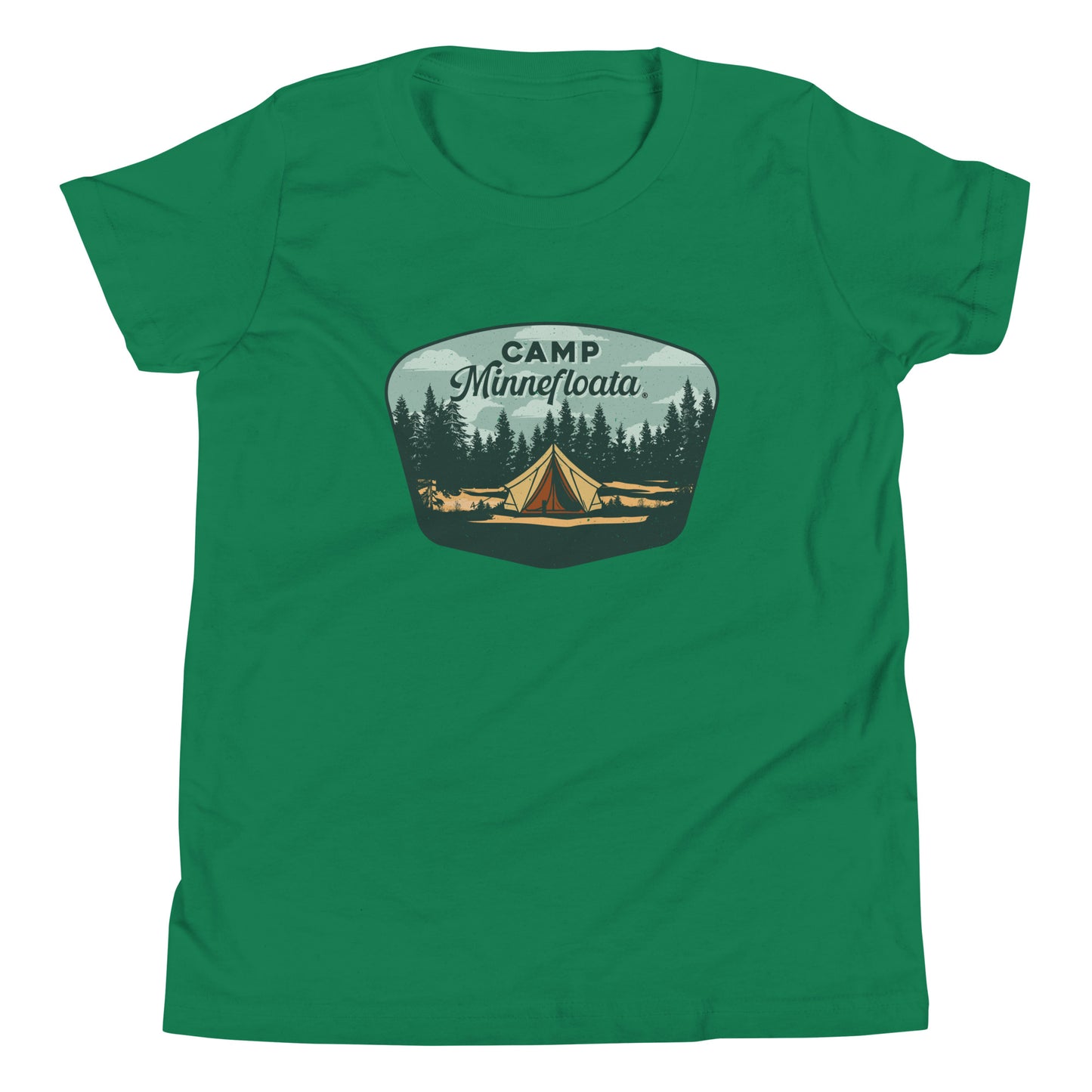 Camp Minnefloata Tent Youth Short Sleeve T-Shirt