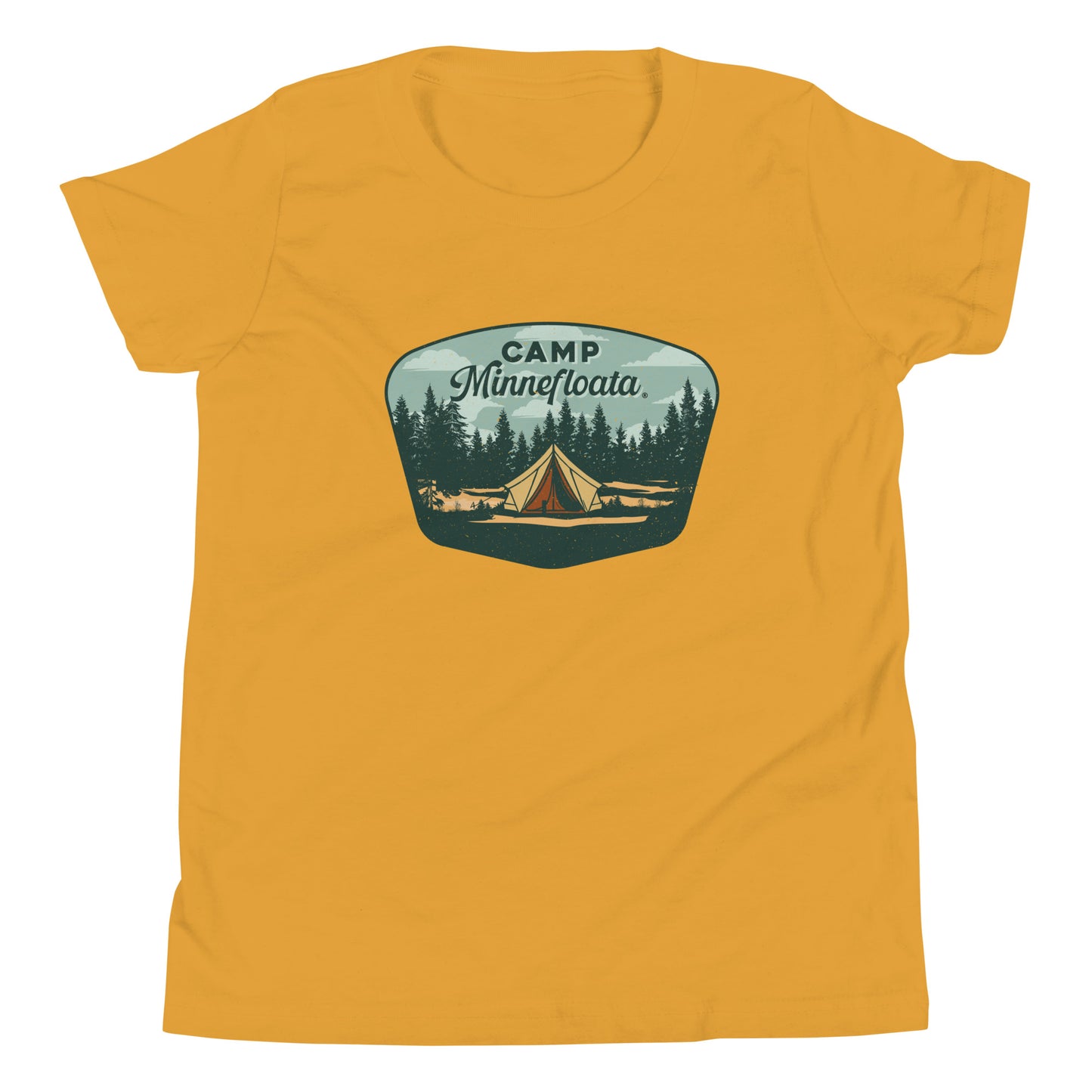 Camp Minnefloata Tent Youth Short Sleeve T-Shirt