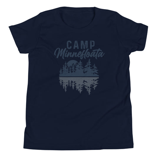 Camp Minnefloata Reflection Youth Short Sleeve T-Shirt