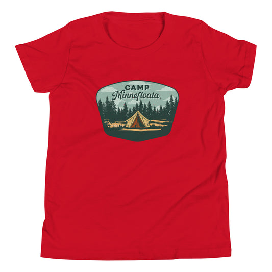 Camp Minnefloata Tent Youth Short Sleeve T-Shirt