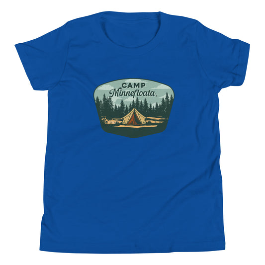 Camp Minnefloata Tent Youth Short Sleeve T-Shirt