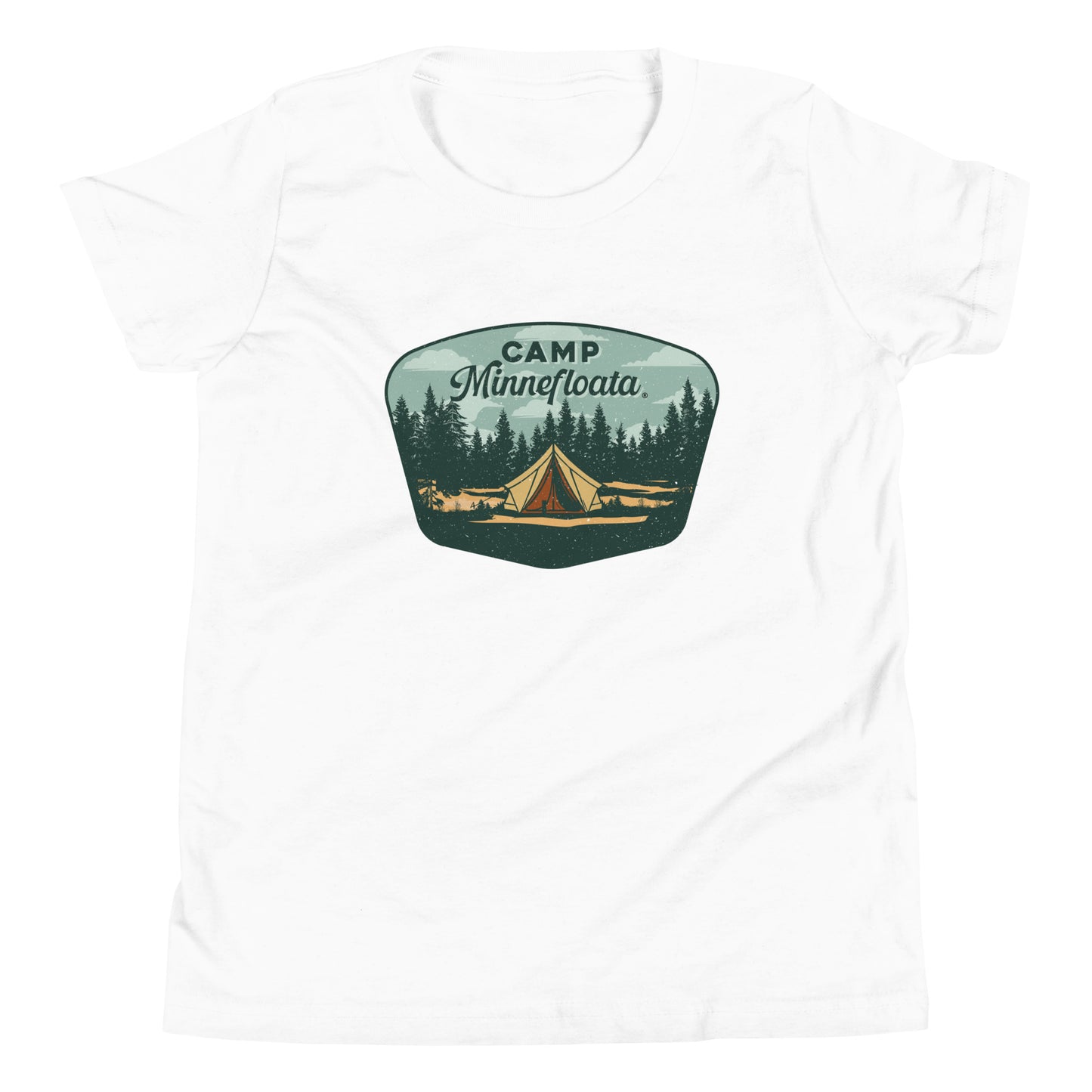 Camp Minnefloata Tent Youth Short Sleeve T-Shirt